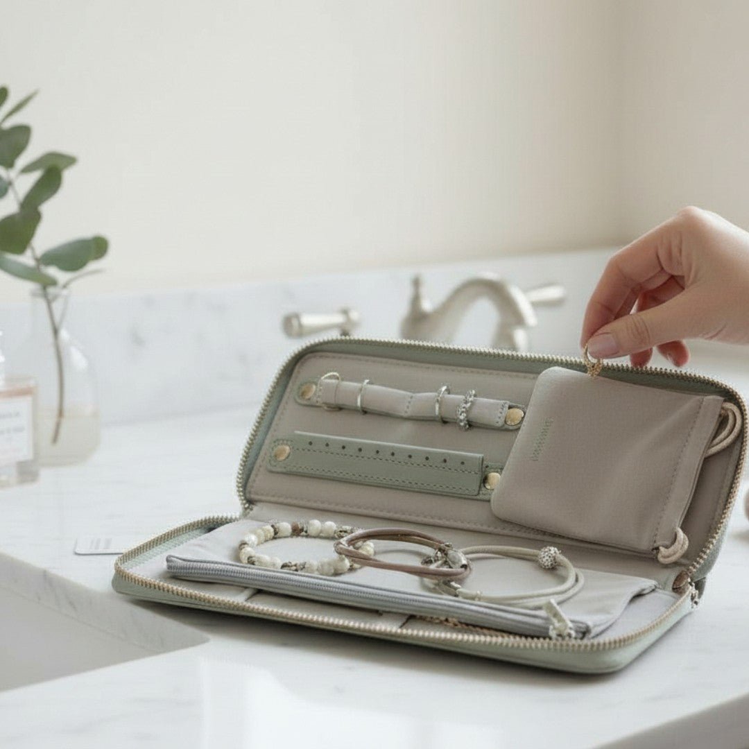 SCHMUCKORGANIZER, VON STACKERS IN SALBEI - Duolino Design