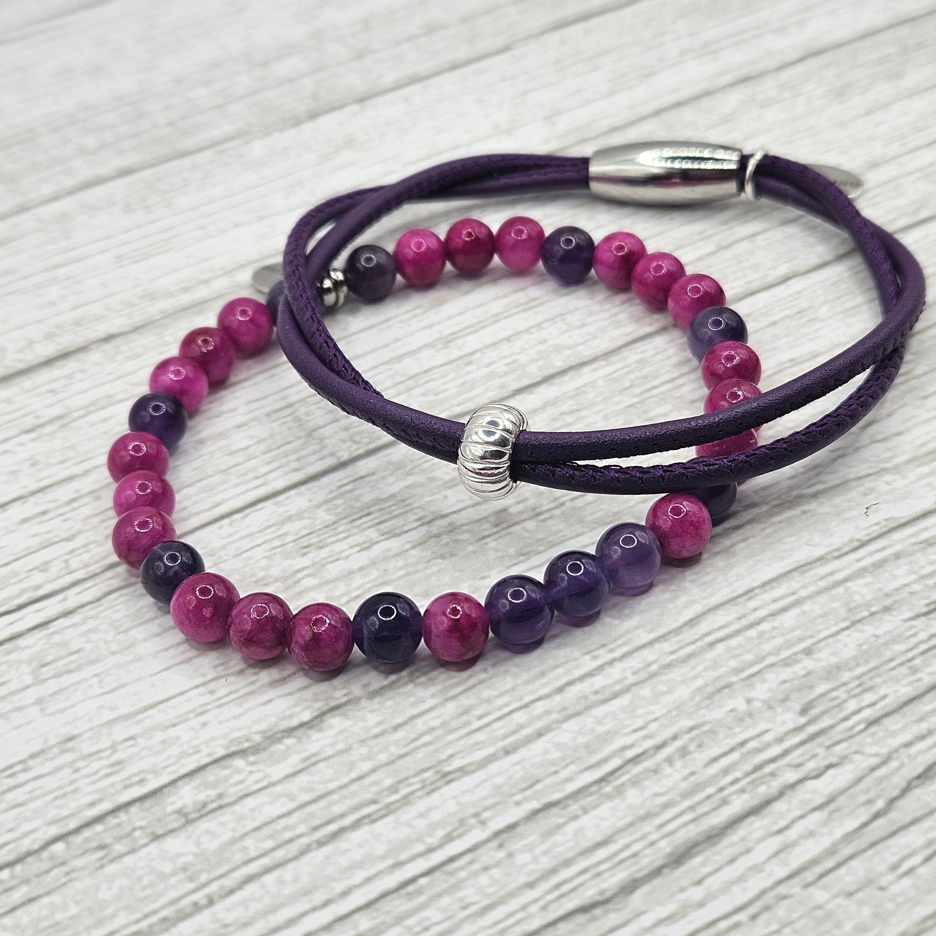 Elegante Schichtarmbänder: Emma und Ella - Duolino Design