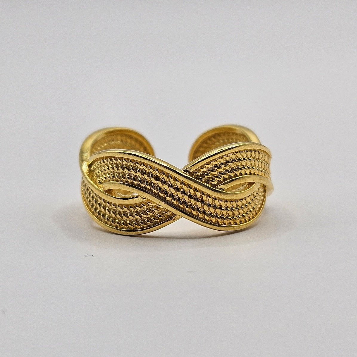 VERSTELLBARER RING vergoldet von Carlotta Gold - Duolino Design