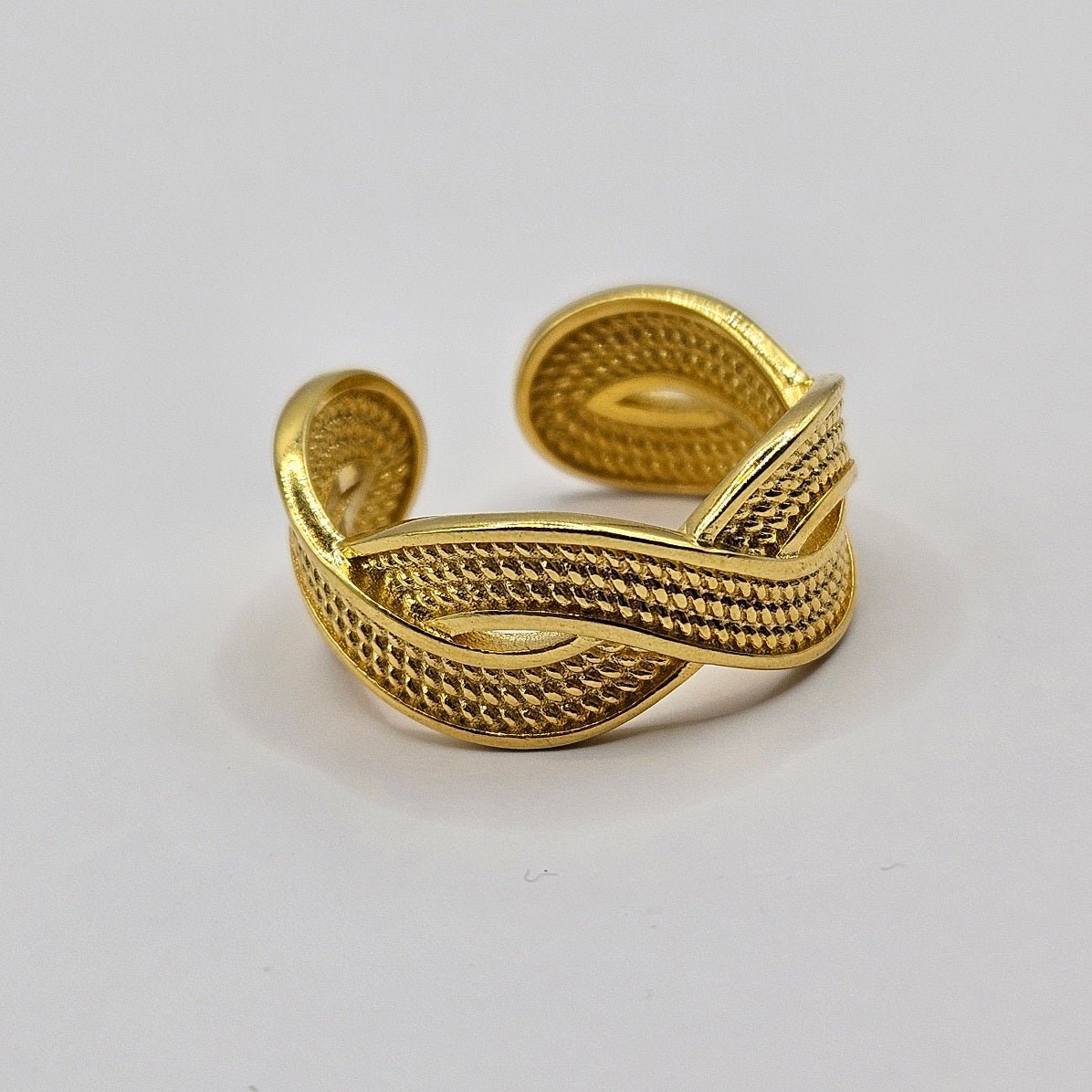 VERSTELLBARER RING vergoldet von Carlotta Gold - Duolino Design
