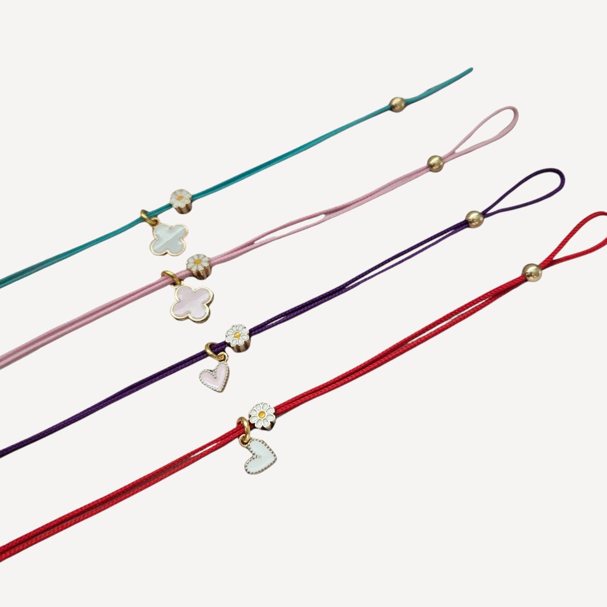 TEXTILKINDERARMBAND EDDA ( LILA) - Duolino Design