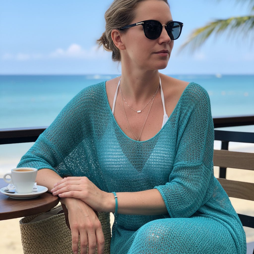 EXQUISITES LEDERARMBAND EMILIA - ZIRKONIA CHARM - Duolino Design