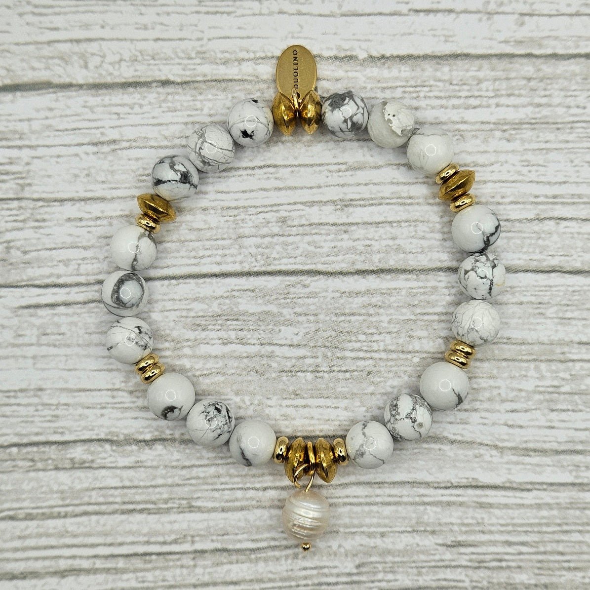 PERLENARMBAND FREYA - Duolino Design