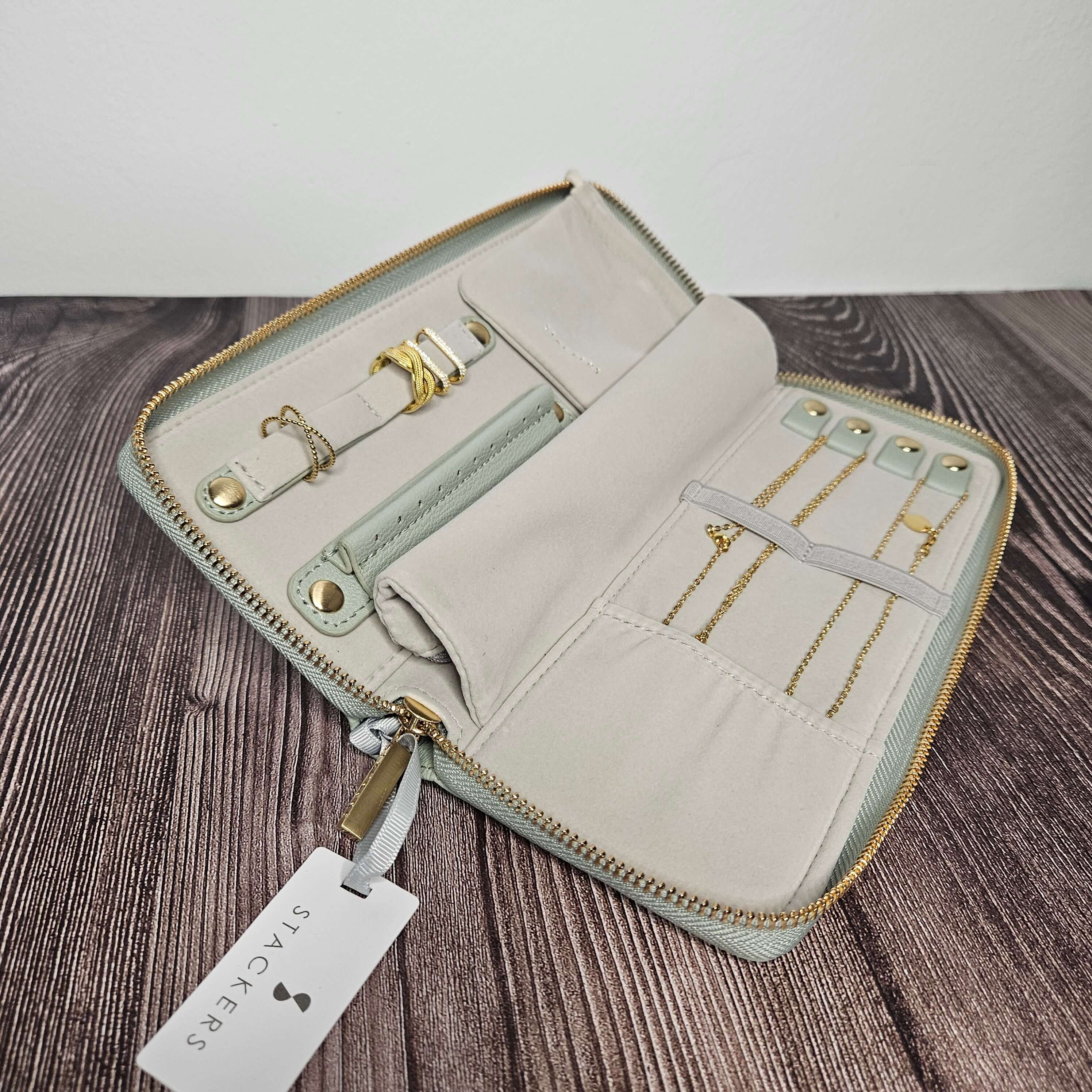 SCHMUCKORGANIZER, VON STACKERS IN SALBEI - Duolino Design
