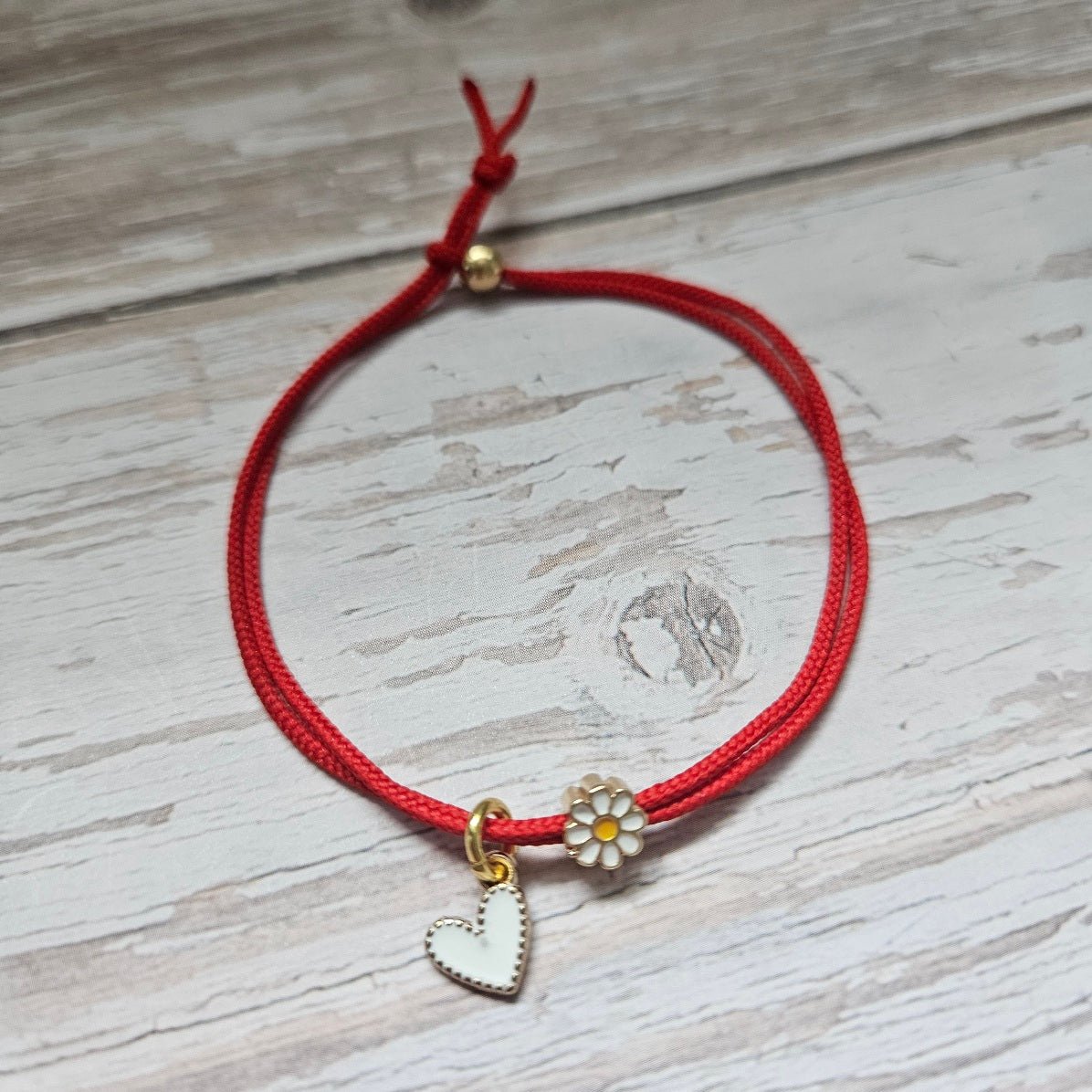 TEXTILKINDERARMBAND EDDA (ROT) - Duolino Design
