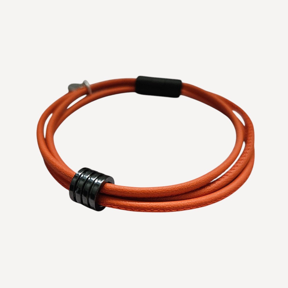 LEDERARMBAND GINA, IN ORANGE - Duolino Design