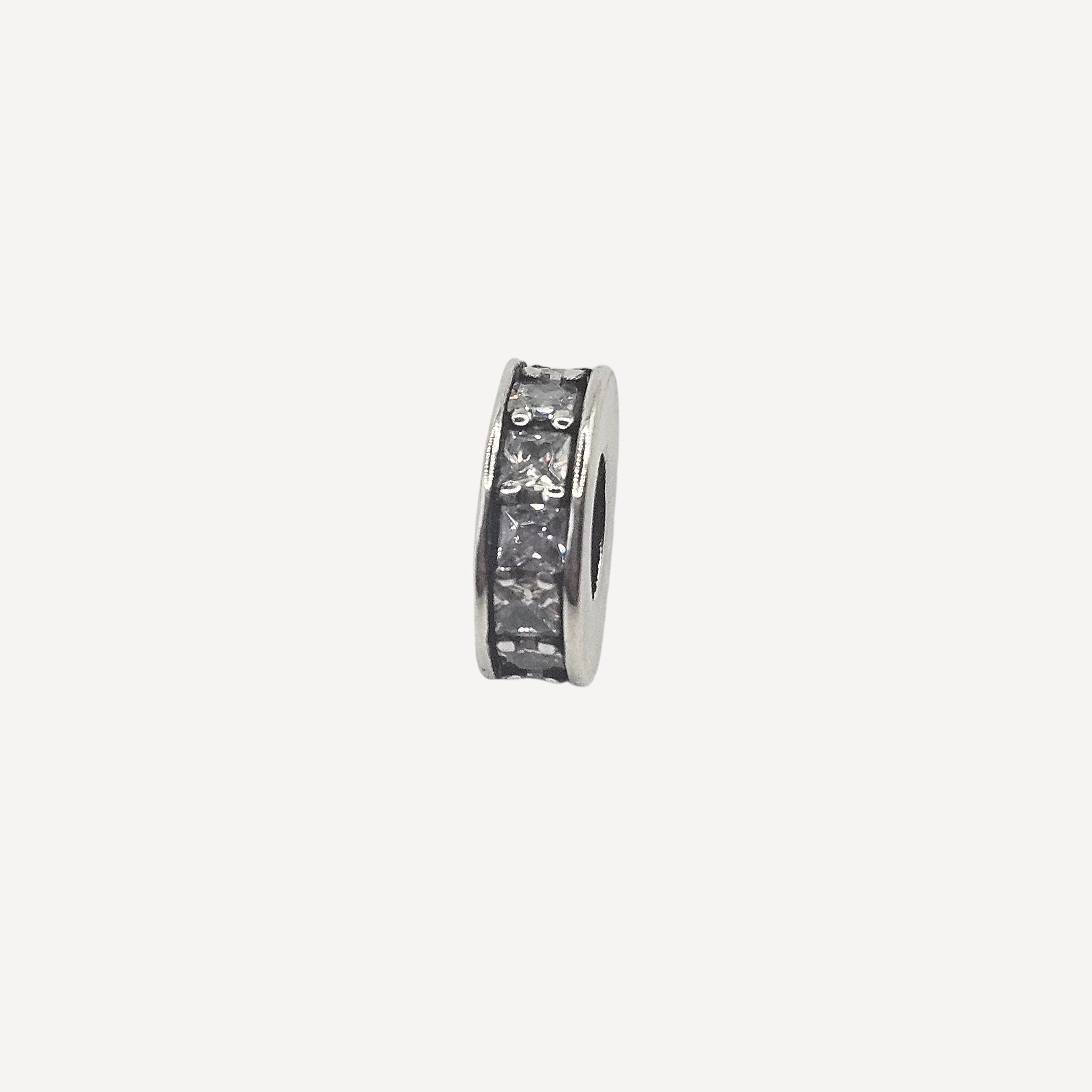 NEUES MODELL! LEDERARMBAND TIFFANY MIT EDLEM SILBERCHARM (FARBE LAVENDEL) - Duolino Design